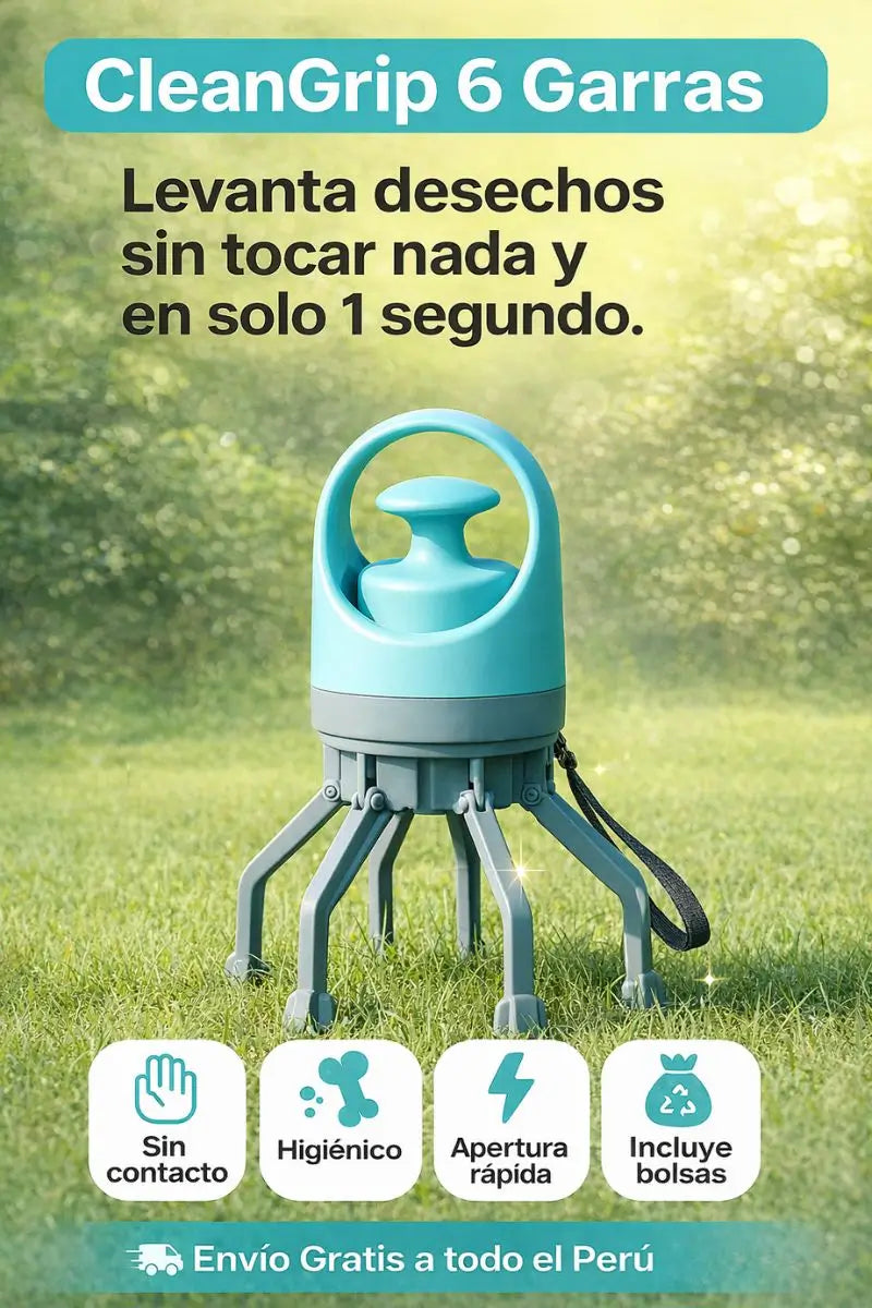 CleanGrip - Recogedor de Desechos para Mascotas