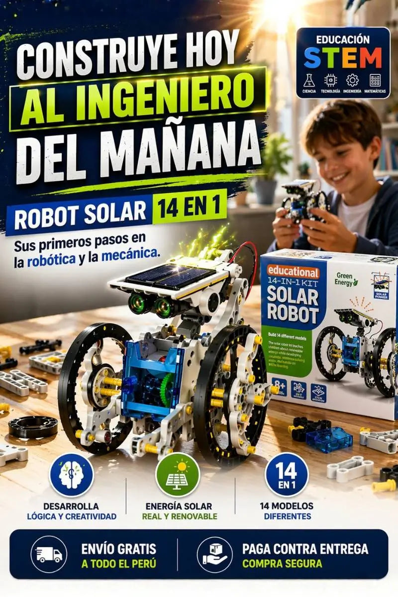 KIT ROBOT SOLAR 14 EN 1