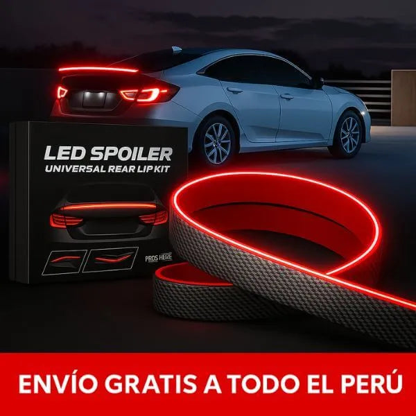 LUZ TRASERA LED DEPORTIVA (Tipo Spoiler) + GARANTÍA  ⭐⭐⭐⭐⭐